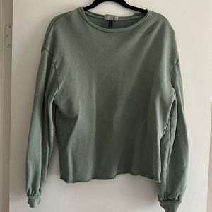 Green Target Sweatshirt. Size S